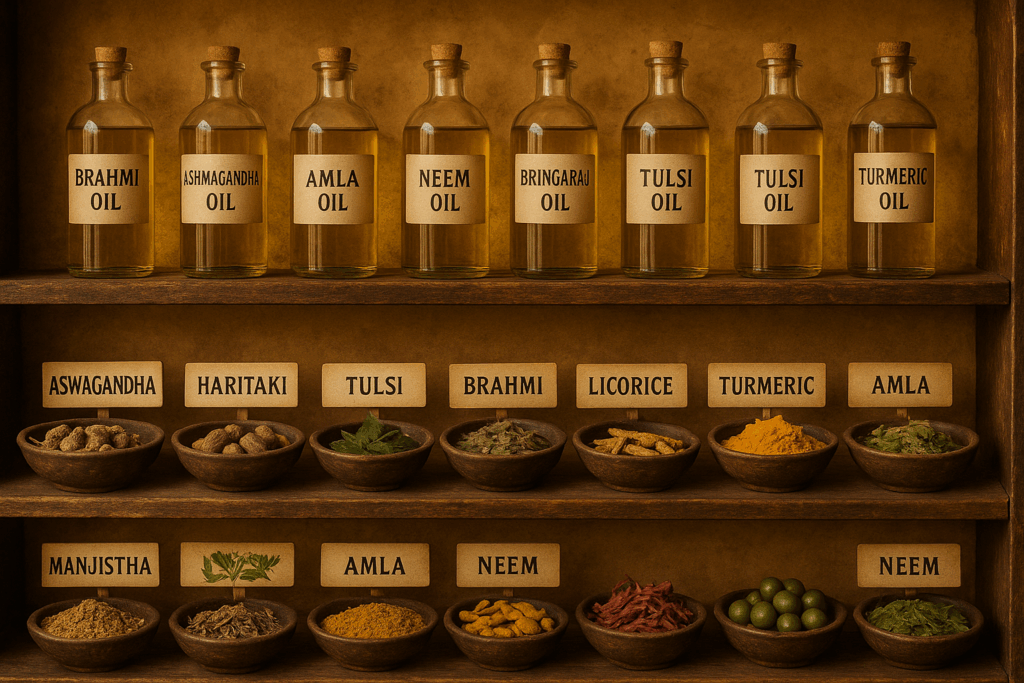 Ayurvedic Alchemy: Unveiling the Healing Potency of Herbs and Oils